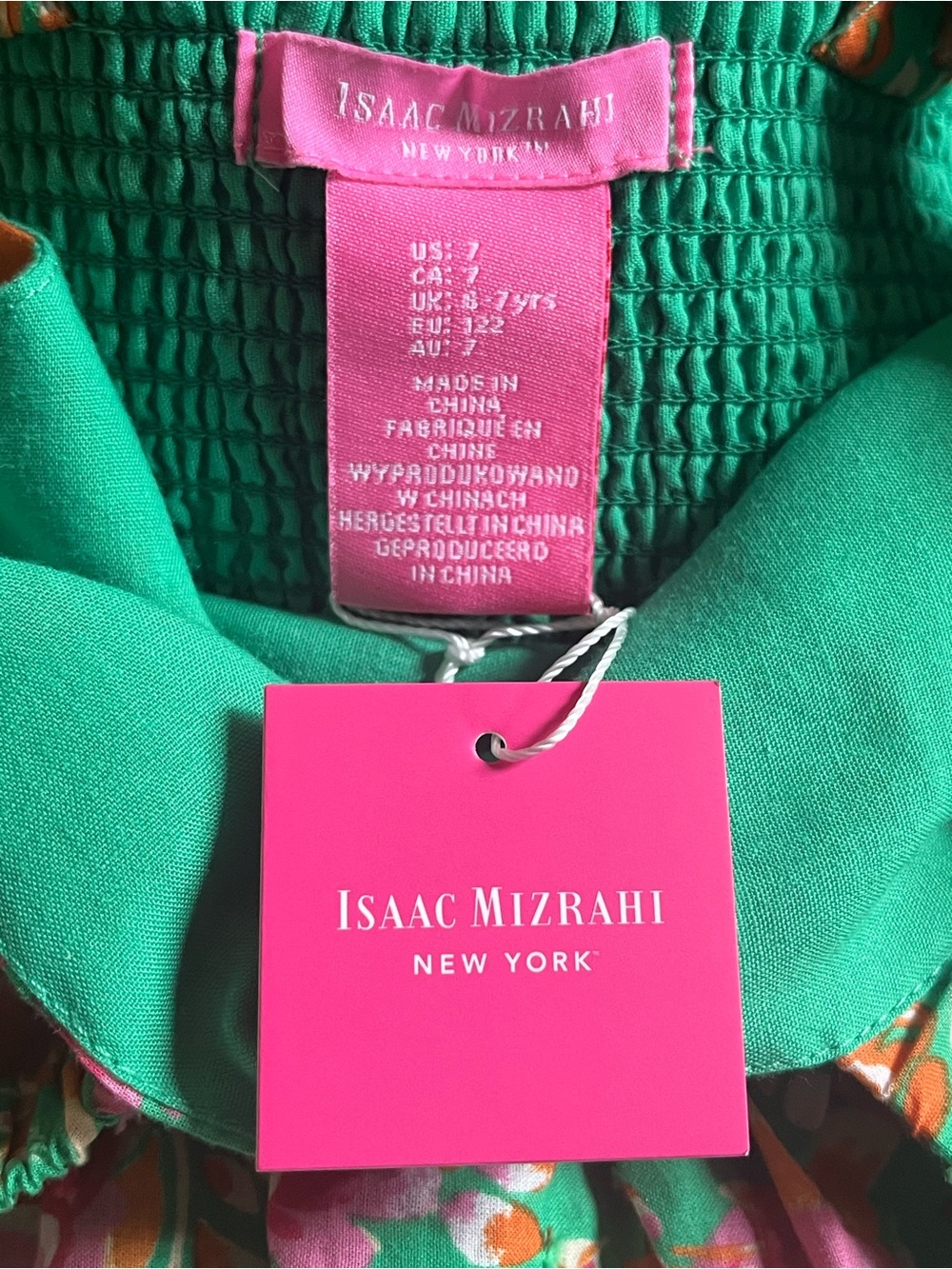 Isaac Mizrahi SZ 7 Girls maxi dress